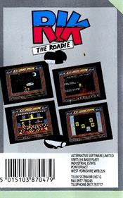 Rik the Roadie - Box - Back Image