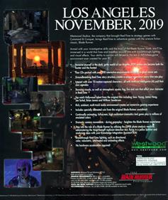 Blade Runner (Virgin Interactive) - Box - Back Image