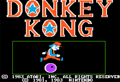 Donkey Kong - Screenshot - Game Title Image