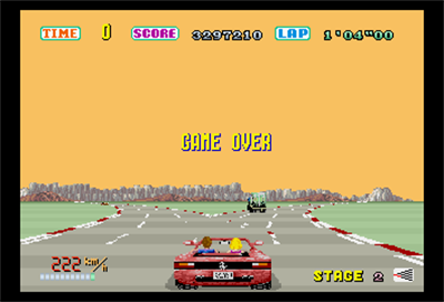 Sega Ages: OutRun - Screenshot - Game Over Image