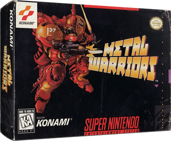 Metal Warriors - Box - 3D Image