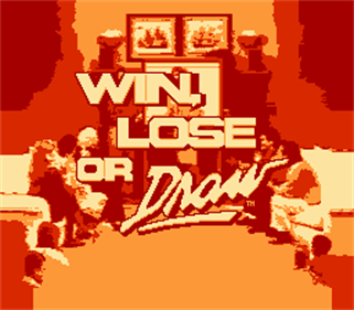 Win, Lose or Draw - Screenshot - Game Title Image
