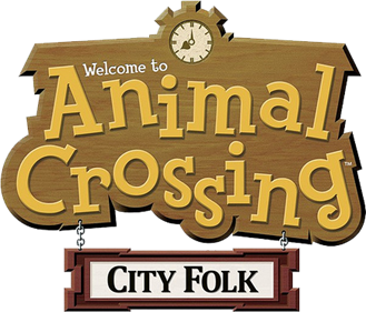 Animal Crossing: City Folk - Clear Logo Image