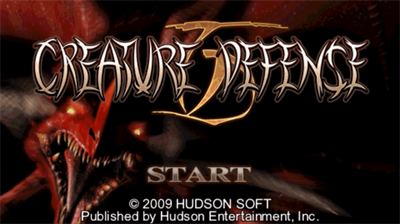 Creature Defense - Screenshot - Game Title Image