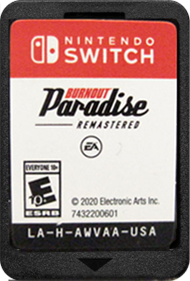 Burnout Paradise Remastered - Cart - Front Image