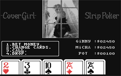 Cover Girl Poker - Screenshot - Gameplay Image