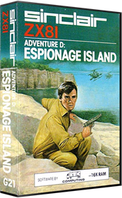Adventure D: Espionage Island - Box - 3D Image