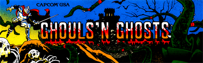 Ghouls'n Ghosts - Arcade - Marquee Image