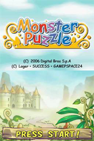 Monster Puzzle - Screenshot - Game Title Image