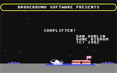 Choplifter! - Screenshot - Game Title Image