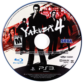 Yakuza 4 - Disc Image