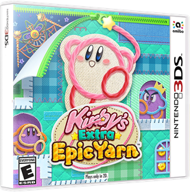Kirby's Extra Epic Yarn - Box - 3D Image