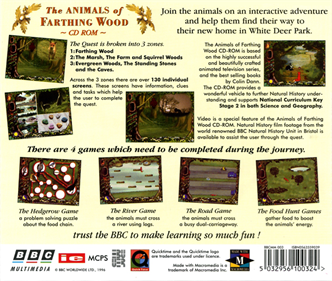 The Animals Of Farthing Wood - Box - Back Image