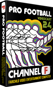Videocart-24: Pro Football - Box - 3D Image