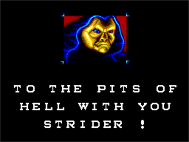 Strider II - Screenshot - Game Over Image