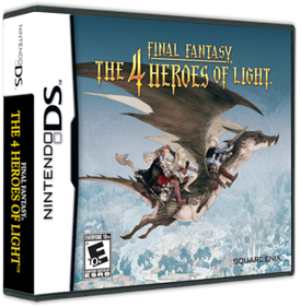 Final Fantasy: The 4 Heroes of Light - Box - 3D Image
