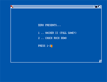 Zero #20 - Screenshot - Game Select Image