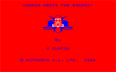 Morris Meets the Bikers - Screenshot - Game Title Image