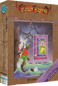 King's Quest II: Romancing the Throne - Box - 3D Image