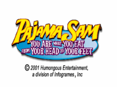 Pajama Sam: You Are what You Eat from Your Head to Your Feet - Screenshot - Game Title Image