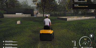 Lawn Mowing Simulator - Screenshot - Gameplay Image