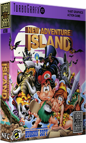 New Adventure Island - Box - 3D Image