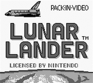 Lunar Lander - Screenshot - Game Title Image