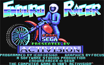 Enduro Racer - Screenshot - Game Title Image