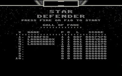 Star Defender - Screenshot - High Scores Image