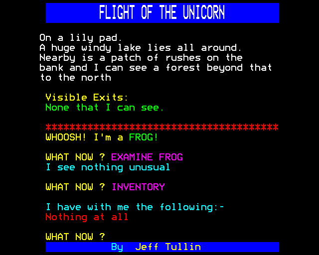 Flight of the Unicorn