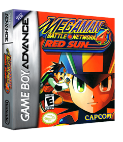 Mega Man Battle Network 4: Red Sun - Box - 3D Image