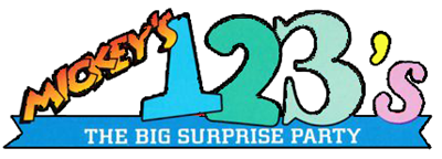 Mickey's 123: The Big Surprise Party - Clear Logo Image