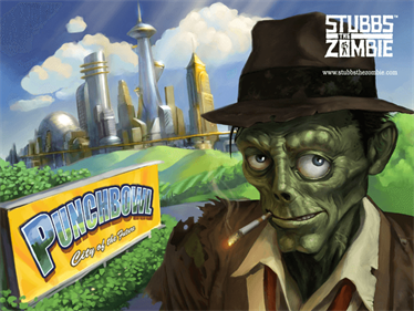 Stubbs the Zombie in Rebel Without a Pulse - Screenshot - Game Title Image