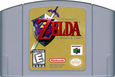 The Legend of Zelda: Ocarina of Time - Cart - Front Image