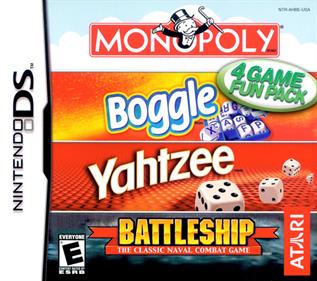 4 Game Fun Pack Monopoly/Boggle/Yahtzee/Battleship