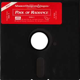 Advanced Dungeons & Dragons: Pool of Radiance - Disc Image