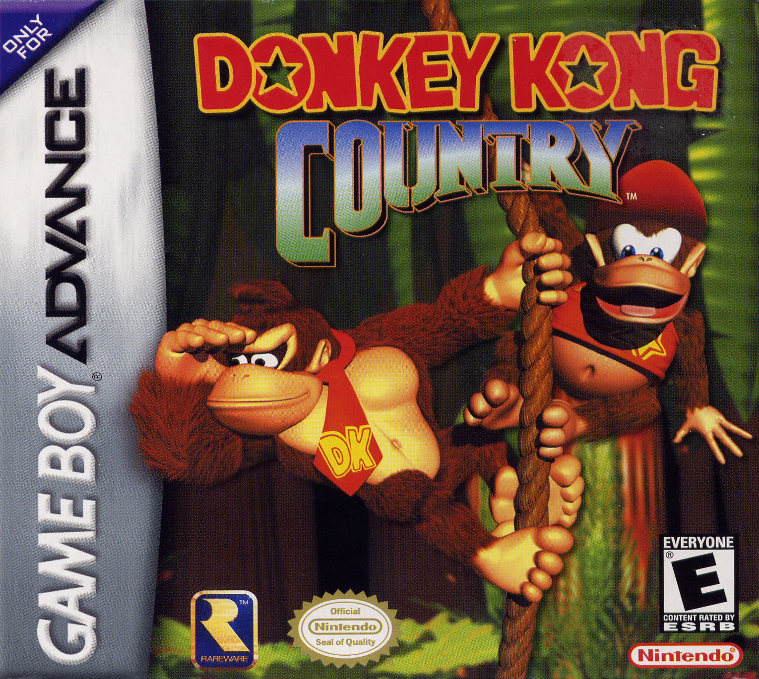 donkey kong country 2 box
