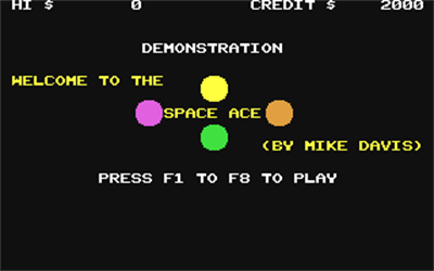Space Ace 2101 - Screenshot - Game Title Image