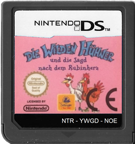 Die Wilden Huehner und die Jagd nach dem Rubinherz - Fanart - Cart - Front Image