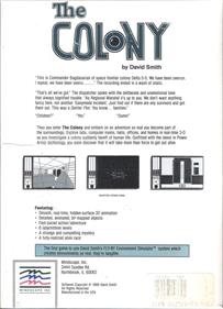 The Colony - Box - Back Image