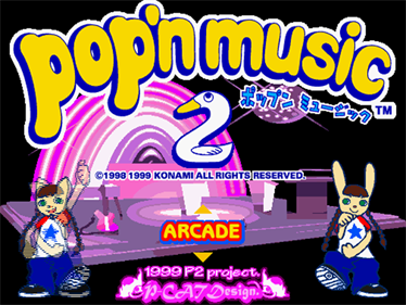 Pop'n Music 2 - Screenshot - Game Title Image