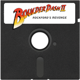 Boulder Dash II: Rockford's Revenge - Fanart - Disc Image