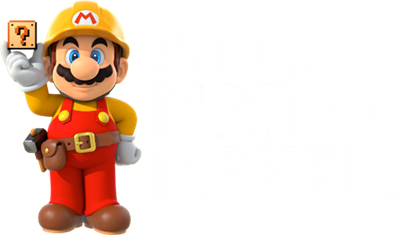 Super Mario Maker - Clear Logo Image