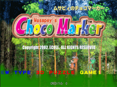 Musapey's Choco Marker - Screenshot - Game Title Image