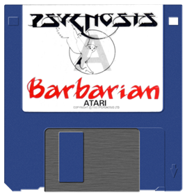 Barbarian (Psygnosis) - Fanart - Disc Image