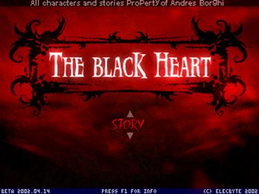 The Black Heart - Screenshot - Game Title Image