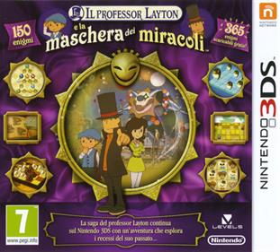 Professor Layton and the Miracle Mask - Box - Front Image