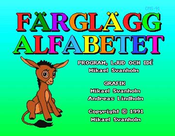 Faerglaegg Alfabetet - Screenshot - Game Title Image