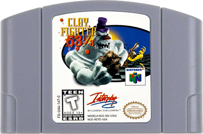 Clay Fighter 63 1/3 - Cart - Front Image
