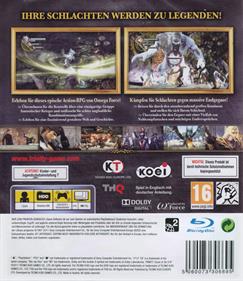 Trinity: Souls of Zill O'll - Box - Back Image